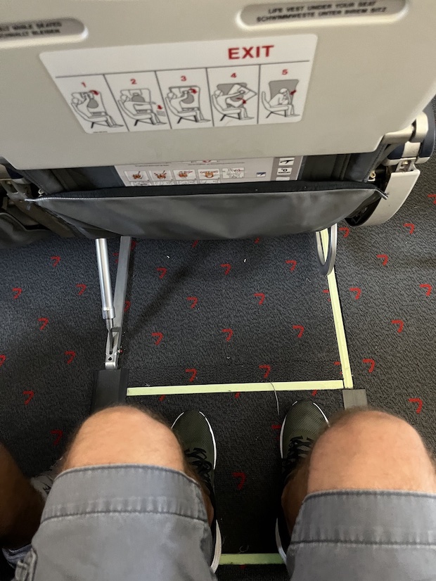 Lauda Air A320 wing seat